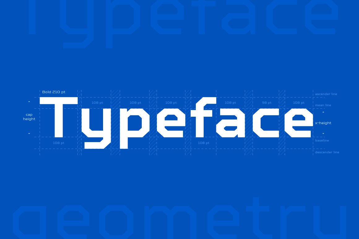 未来派科技品牌设计海报杂志排版英文字体 TypeType -