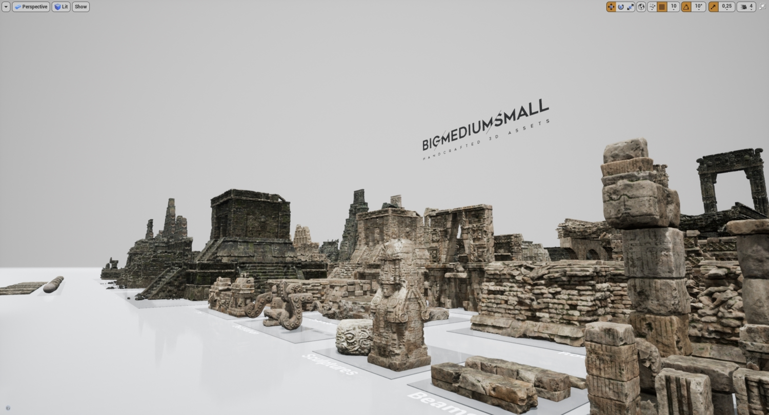 「失落之城」西部牛仔探索古墓丽影游戏建筑人物3D场景模型（含