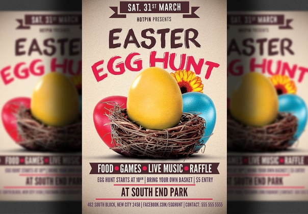 复活节彩蛋传单海报模板Easter_Egg_Hunt_Fly