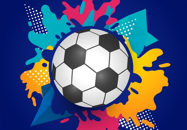 2018俄罗斯世界杯国际足球比赛对阵海报挂画设计模板ai E