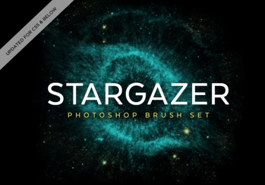 太空星云笔刷集 Stargazer Photoshop Br